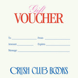 Crush Club Books Gift Voucher